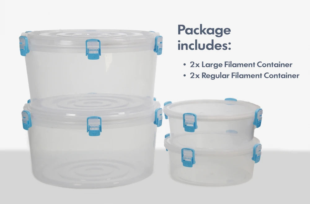 PrintDry Large & Standard Filament Storage Container Set – MakerTechStore