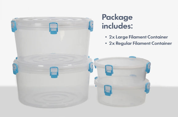 PrintDry Large & Standard Filament Storage Container Set