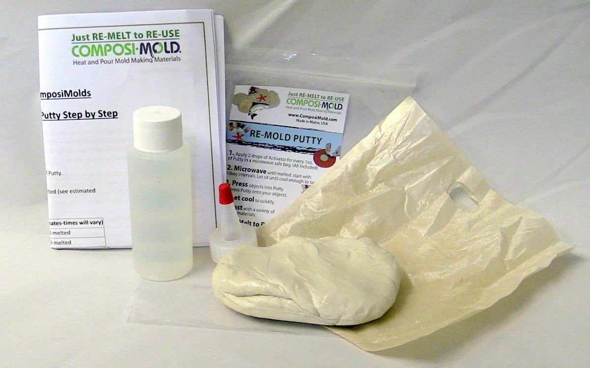 Amazing Mold Putty Kit 10570 N - FOR RESIN, FOOD, SOAP, WAX, CLAY & MORE -  NEW 885539046114