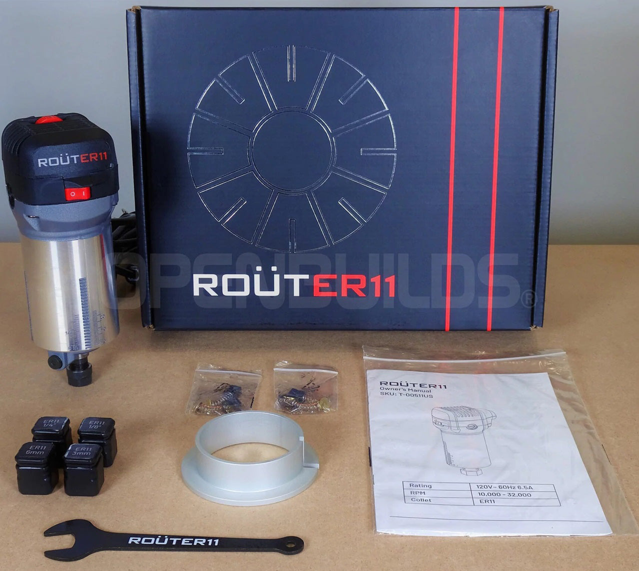Router11 Router for OpenBuilds CNC Kits - 110v/60Hz – MakerTechStore