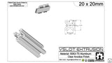 V-Slot Linear Rail (20mm series) - MakerTechStore - 3